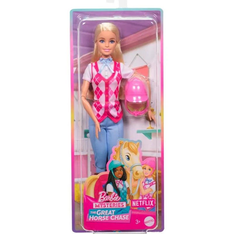 MATTEL Barbie Muñeca Jinete Equitación- Muñecas