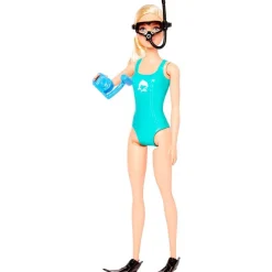 MATTEL Barbie Muñeca Yo Quiero Ser Bióloga Marina- Muñecas