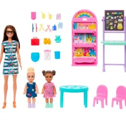 MATTEL Muñecas|Barbie Pack Escuela Infantil