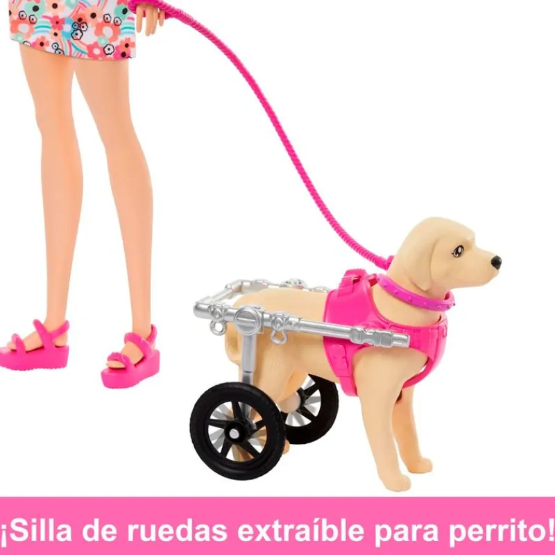 MATTEL Muñecas|Barbie Paseadora de Perros