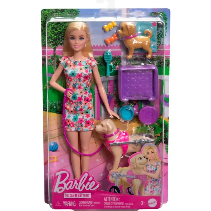 MATTEL Muñecas|Barbie Paseadora de Perros