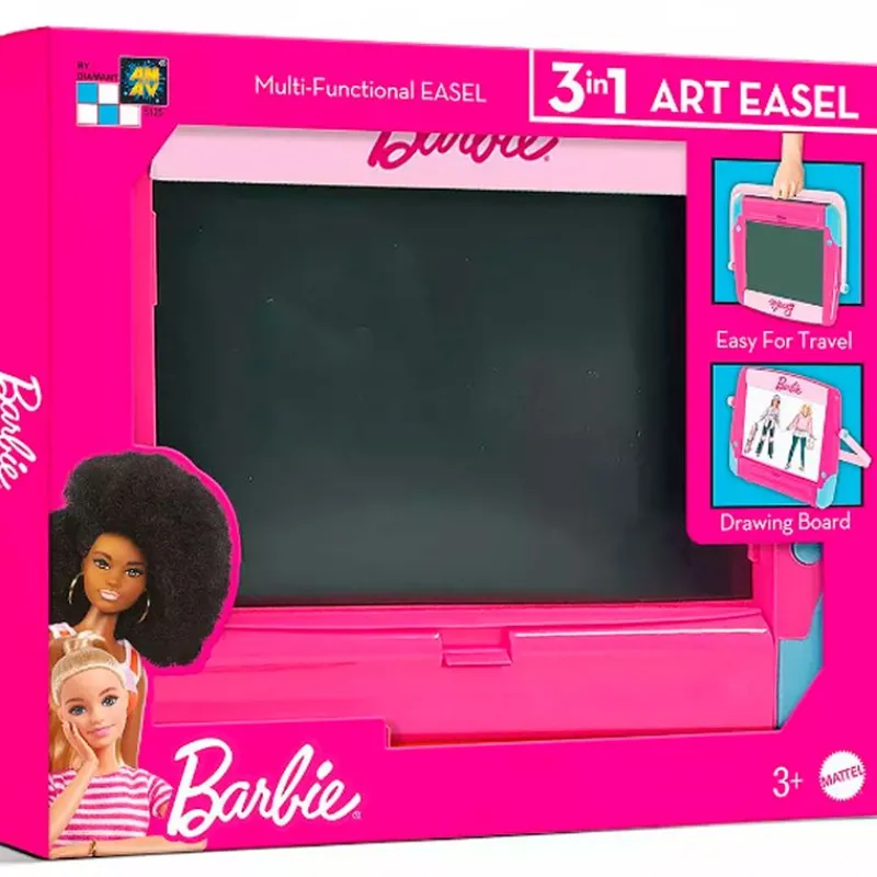 SELECCION DRIM Escolar|Barbie Pizarra 3 en 1