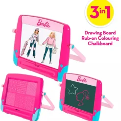 SELECCION DRIM Escolar|Barbie Pizarra 3 en 1