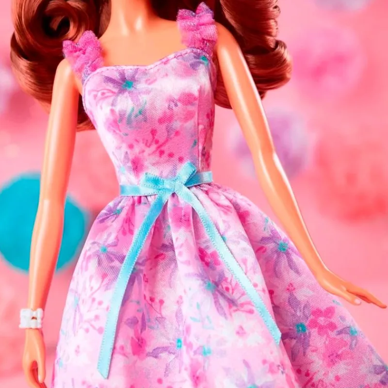 MATTEL Barbie Colección|Muñecas|Barbie Signature Deseos de Cumpleaños Morena