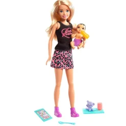 MATTEL Muñecas|Barbie Skipper Caguro con Bebé Muñeca Surtida