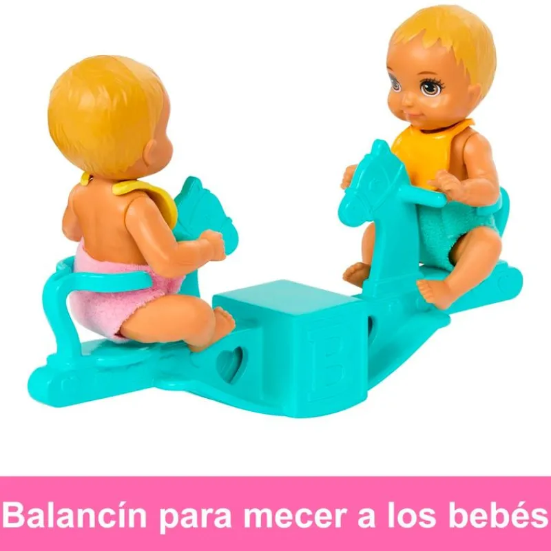 MATTEL Barbie Skipper Canguro de Gemelos- Muñecas
