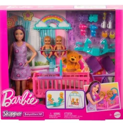 MATTEL Barbie Skipper Canguro de Gemelos- Muñecas