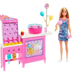 MATTEL Barbie Stand de Juegos y Premios- Muñecas