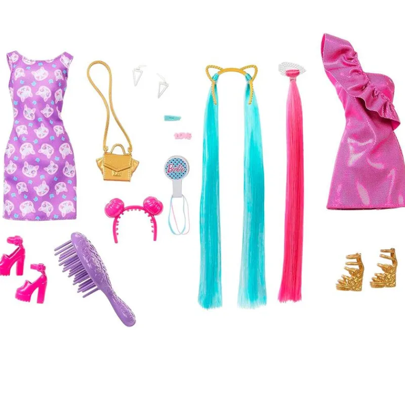 MATTEL Barbie Totally Hair Muñeca Pelo Extralargo- Muñecas