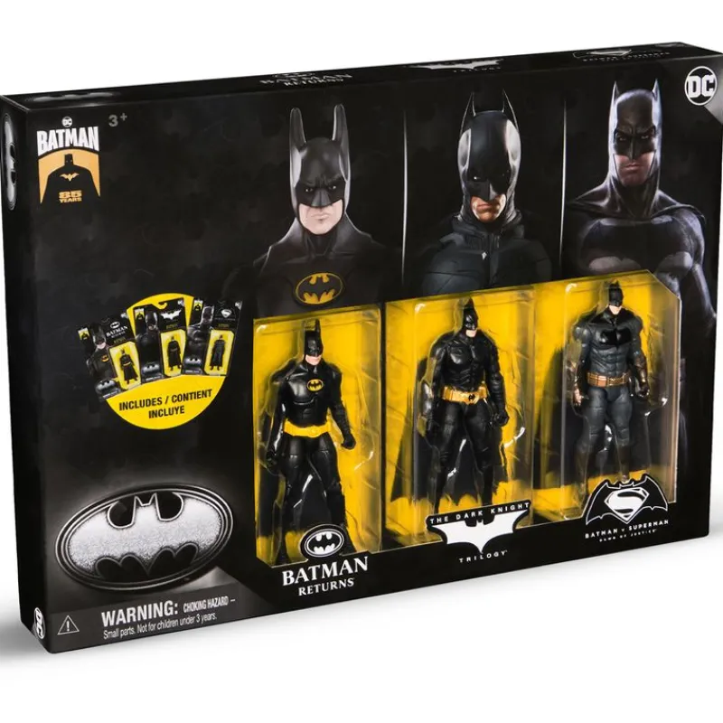 SPIN MASTER Figuras Y Figuras De Acción|Batman Pack 3 Figuras 85 Aniversario