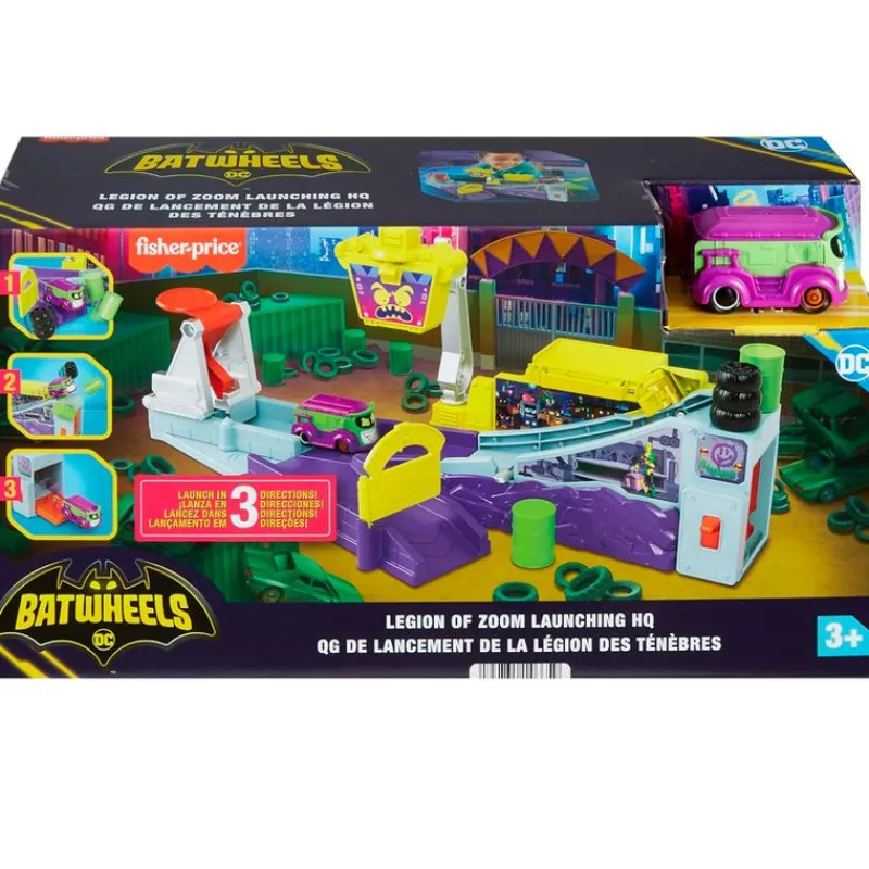 IMAGINEXT Vehículos, Trenes Y Parkings|Batwheels Legión de Zoom Pista