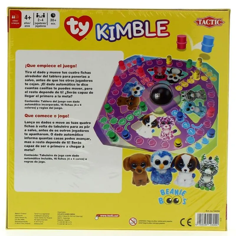 GOLIATH Beanie Boos Parchís Pop-Up- Juegos Y Juguetes Educativos