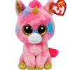 SELECCION DRIM Primera Infancia Y Preescolar|Beanie Boo's Unicornio Rosa de Peluche de 15 cm