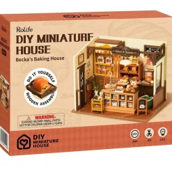 MADNESS TOYS Becka's Baking House Mini Casita Maqueta- Puzzles Y Construcciones