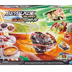 HASBRO Beyblade Burst Estadio QuadDrive Cosmic Vector- Figuras Y Figuras De Acción