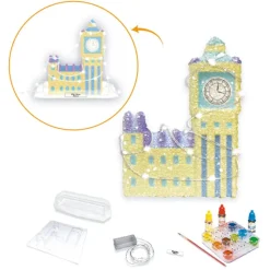 DRIM DISCOUNT Manualidades|Big Ben con Luz para Decorar