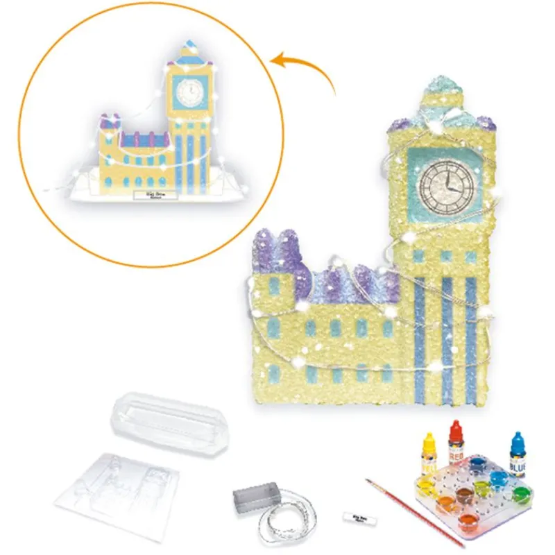 DRIM DISCOUNT Manualidades|Big Ben con Luz para Decorar