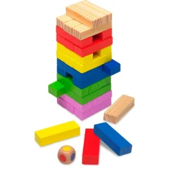 CAYRO Juegos De Madera|Juegos Y Juguetes Educativos|Block & Block Juego de Habilidad
