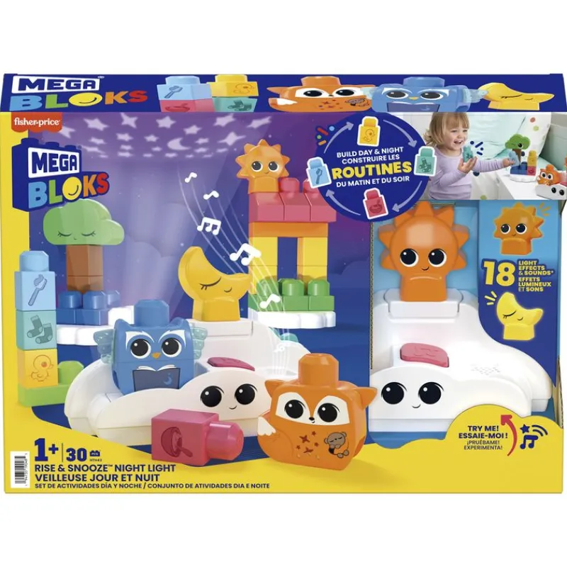 MEGABLOKS Puzzles Y Construcciones|Bloques Construcción Luz Quitamiedos