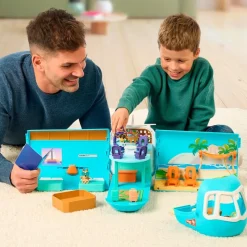 FAMOSA Bluey Avión 3 en 1- Figuras Y Figuras De Acción