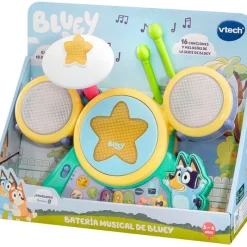 VTECH Bluey Batería Musical- Instrumentos Musicales