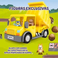 FAMOSA Bluey Camión Volquete- Figuras Y Figuras De Acción