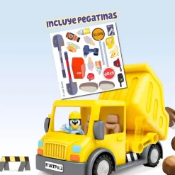 FAMOSA Bluey Camión Volquete- Figuras Y Figuras De Acción