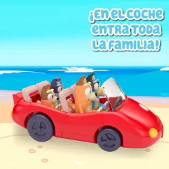 FAMOSA Bluey Coche Descapotable- Figuras Y Figuras De Acción