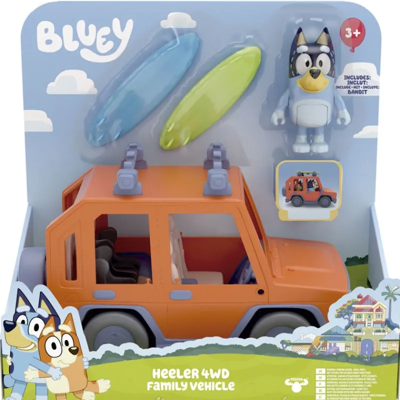 FAMOSA Bluey Coche Familiar- Muñecas
