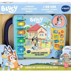 VTECH Bluey Libro de Juegos Interactivo- Juegos Y Juguetes Educativos|Primera Infancia Y Preescolar