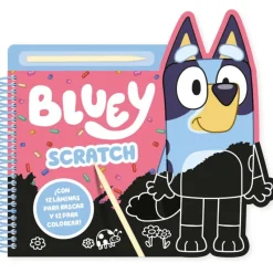SELECCION DRIM Bluey Libro Scratch- Juegos Y Juguetes Educativos