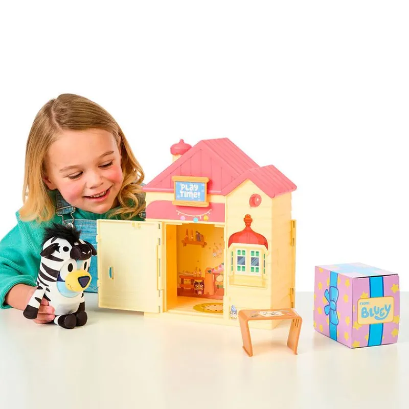 FAMOSA Figuras Y Figuras De Acción|Bluey Mini Casa Sorpresa