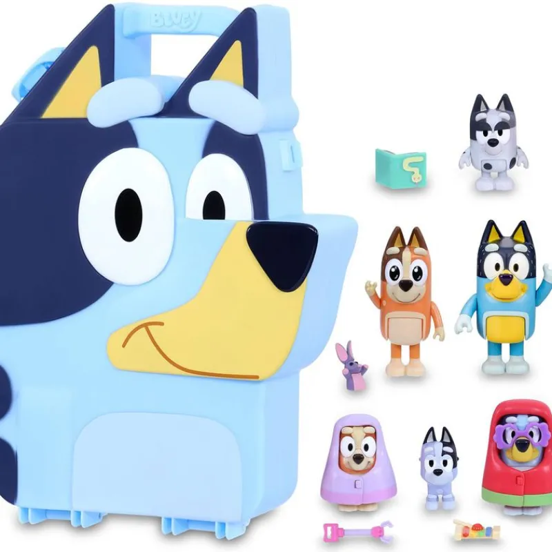 FAMOSA Bluey Play & Go Pack Coleccionista- Figuras Y Figuras De Acción