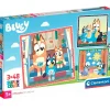 CLEMENTONI Bluey Puzzle 3x48 Piezas- Puzzles Y Construcciones