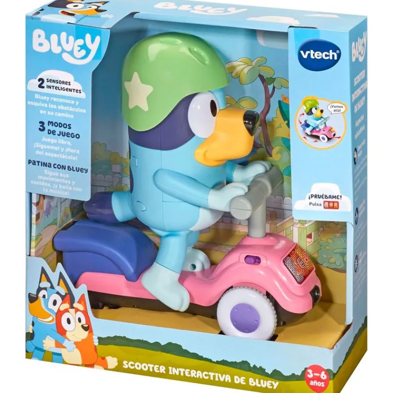 VTECH Bluey Scooter Interactiva- Electrónicos