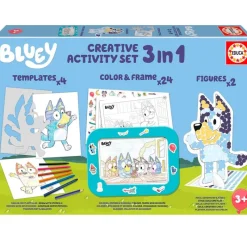 EDUCA Manualidades|Bluey Set Creativo 3 en 1