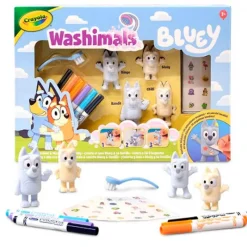 CRAYOLA Bluey Washimals Pack 4 Personajes- Manualidades