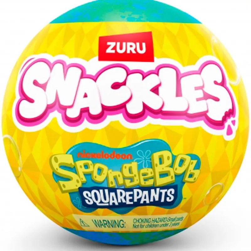 ZURU Bob Esponja Snackles Bola Sorpresa- Manualidades