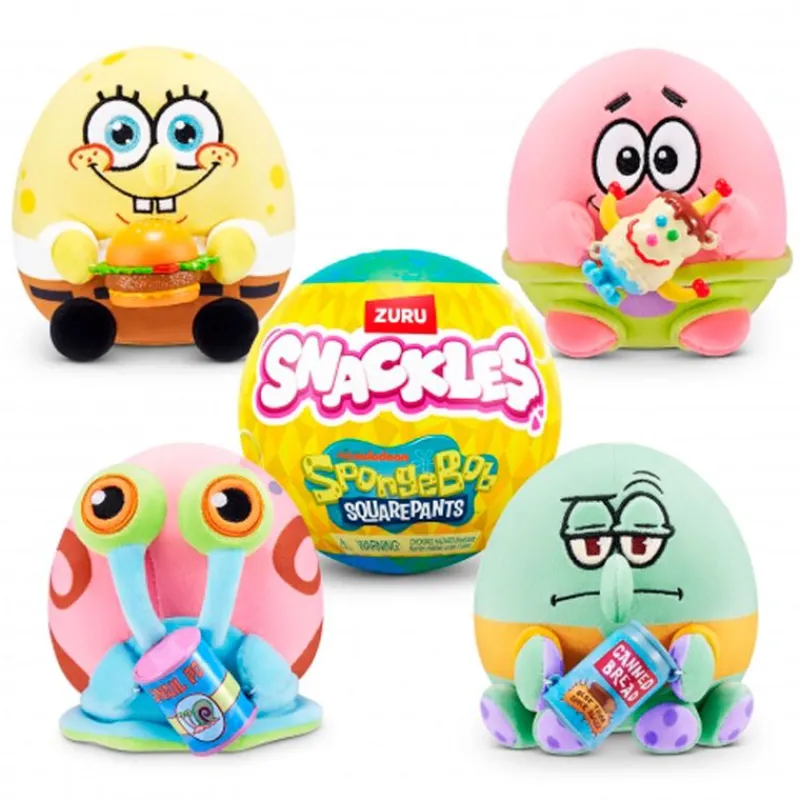 ZURU Bob Esponja Snackles Bola Sorpresa- Manualidades