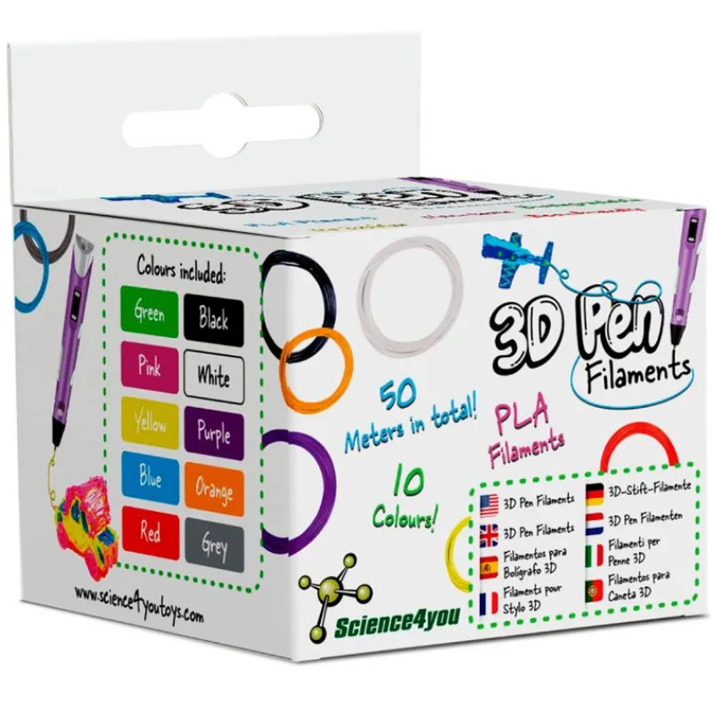 SCIENCE 4 YOU Bolígrafo 3D Pack Recarga- Manualidades