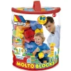 MOLTO Puzzles Y Construcciones|Primera Infancia Y Preescolar|Bolsa Bloques 80 Piezas
