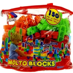 MOLTO Bolsa Bloques de 150 Piezas- Puzzles Y Construcciones|Primera Infancia Y Preescolar