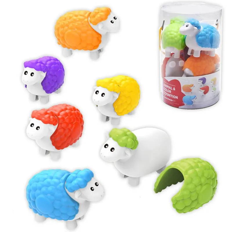 DRIM DISCOUNT Bote Ovejitas de Colores- Primera Infancia Y Preescolar