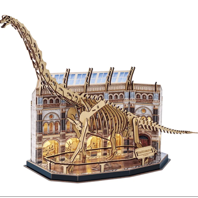 DRIM DISCOUNT Juegos De Construcción|Puzzles Y Construcciones|Brachiosaurus Puzzle 3D