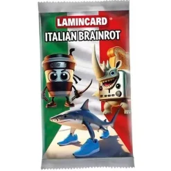 BIZAK Manualidades|Brain Rot Italian Thingy Sobre Cromos Laminados