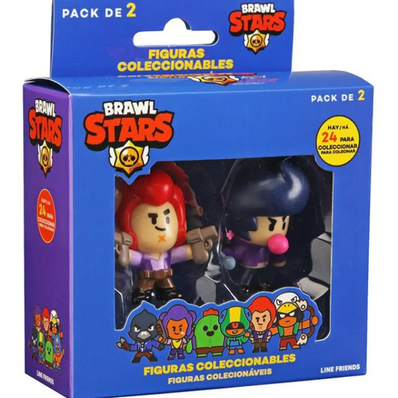 BIZAK Brawl Stars Pack 2 Figuras Surtido- Figuras Y Figuras De Acción