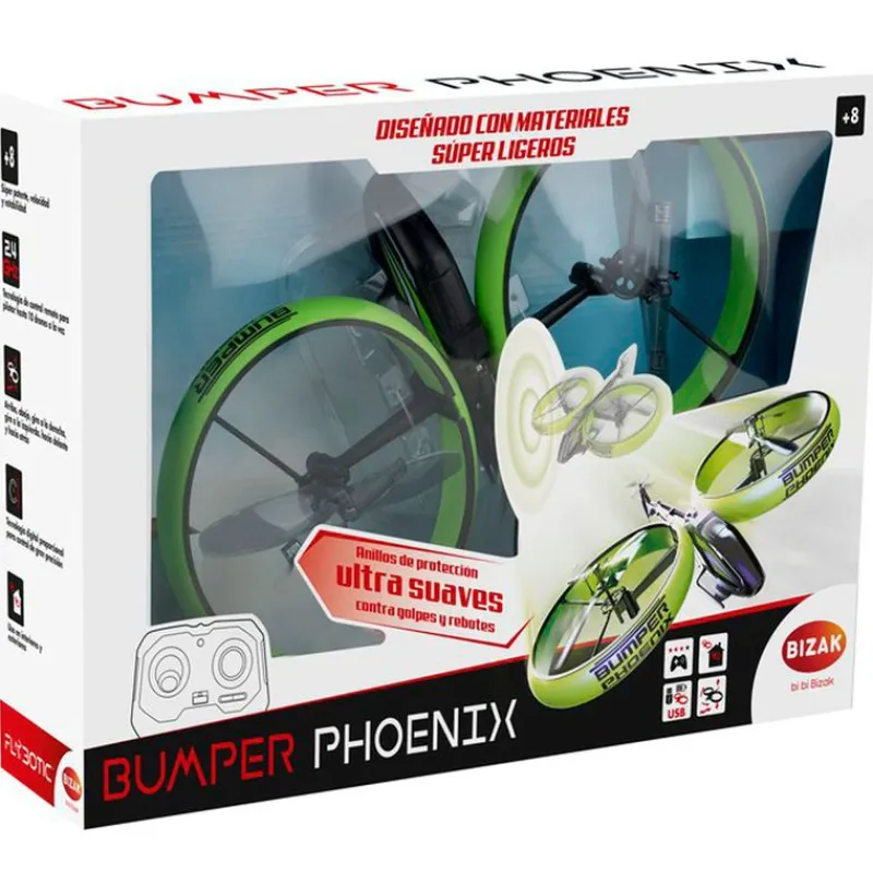 BIZAK Helicópteros Y Aviones|Bumper Phoenix Volador R/C