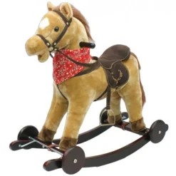 DRIM DISCOUNT Primera Infancia Y Preescolar|Caballo Marrón Balancín