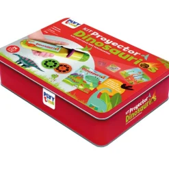 SELECCION DRIM Caja Metal Kit Proyector Dinosaurios- Juegos Y Juguetes Educativos