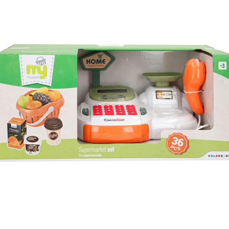 COLOR BABY Caja Registradora Interactiva- Juegos Y Juguetes De Imitación